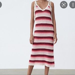 Limited Edition Zara Crochet Dress. NWT